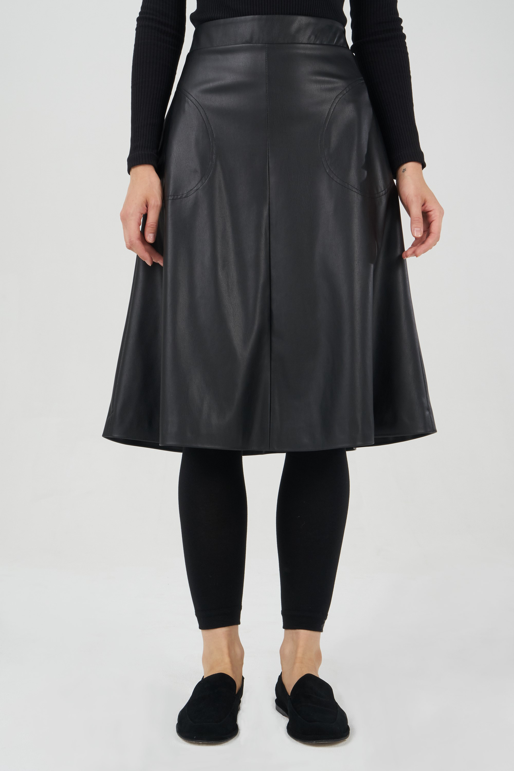 

Юбка женская Ennergiia AW23-L05 черная 46 RU, AW23-L05