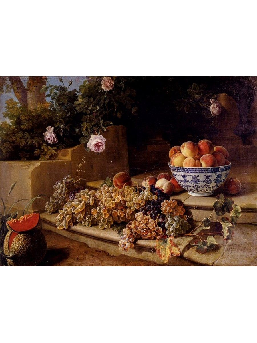 

Постер DRABS A2 Депорт Александр Франсуа Still Life Of Grapes