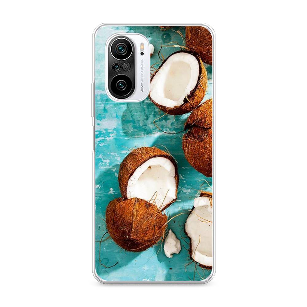 

Чехол Awog на Xiaomi Redmi K40 "Разбитые кокосы", Разноцветный, 310950-10