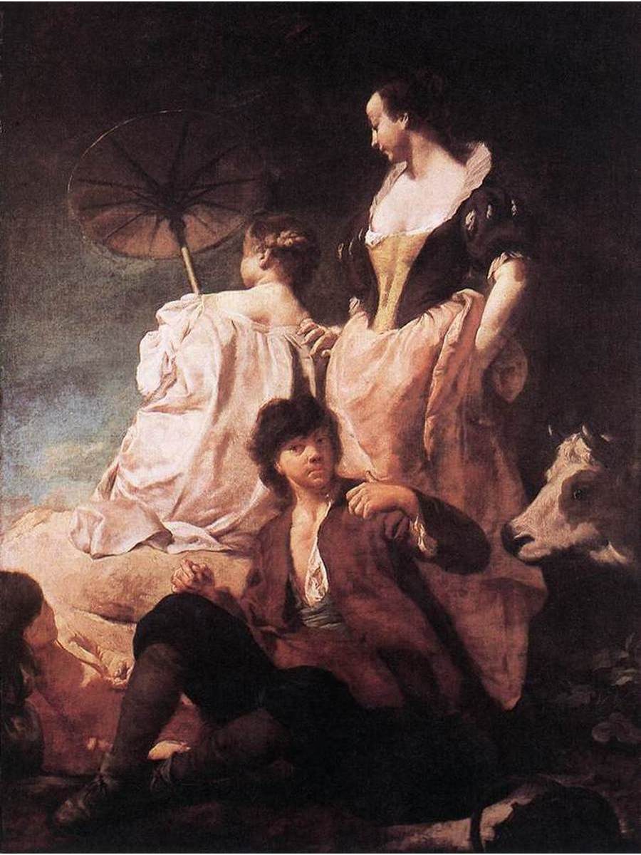 

Постер DRABS A3 Джованни Баттиста Пьяццетта Idyll at the Coast