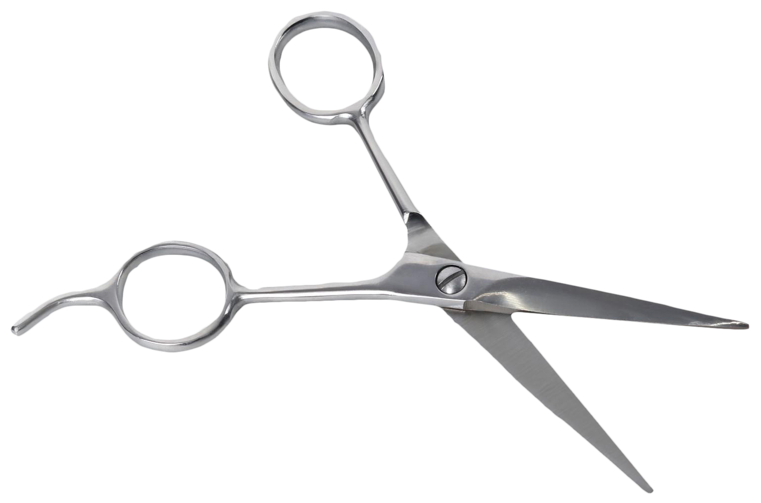 Ножницы парикмахерские с упором, лезвие — 4,5 см, цвет серебристый 4834817