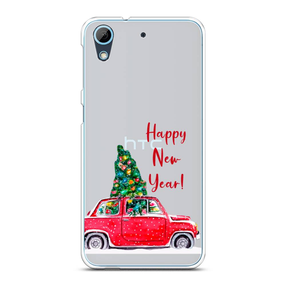 

Чехол на HTC Desire 626 "Happy New Year", Красный;зеленый, 101650-5