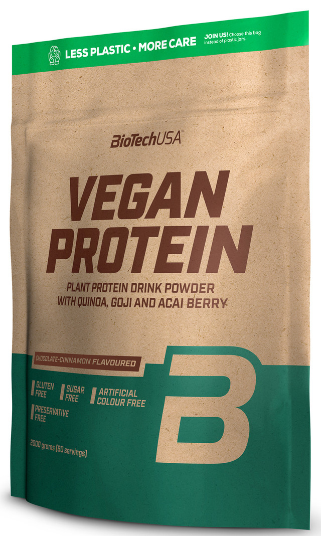 Вегетарианский протеин BioTechUSA Vegan Protein 2000 г. Шоколад-корица