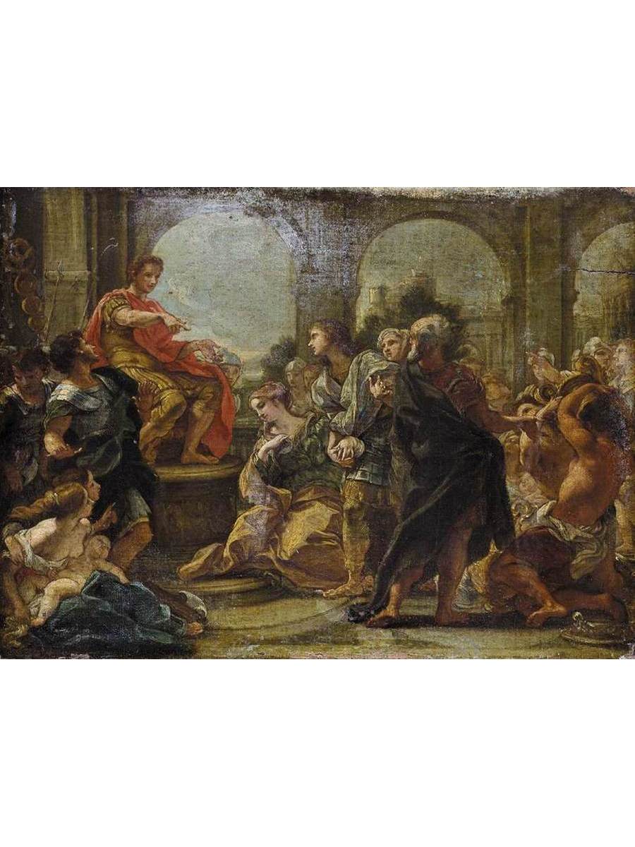 

Постер DRABS A3 Джованни Батиста Гаулли The Continence of Scipio