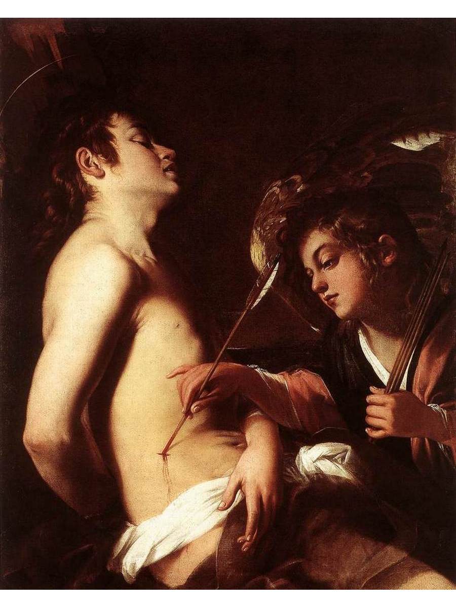 

Постер DRABS A3 Джованни Бальоне St Sebastian Healed by an Angel