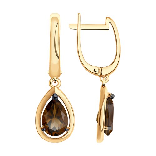 

Серьги из серебра TEO MAORI 892022806, раухтопаз, 892022806