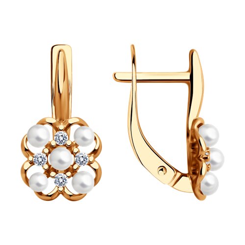 

Серьги из серебра TEO MAORI 892022774, жемчуг культивированный/фианит, 892022774