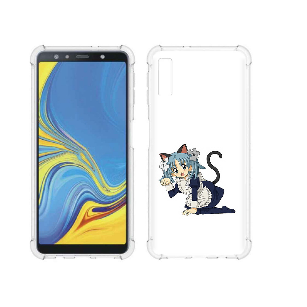 

Чехол MyPads Tocco для Samsung Galaxy A7 (2018) аниме3 (PT95255.558.224), Прозрачный, Tocco