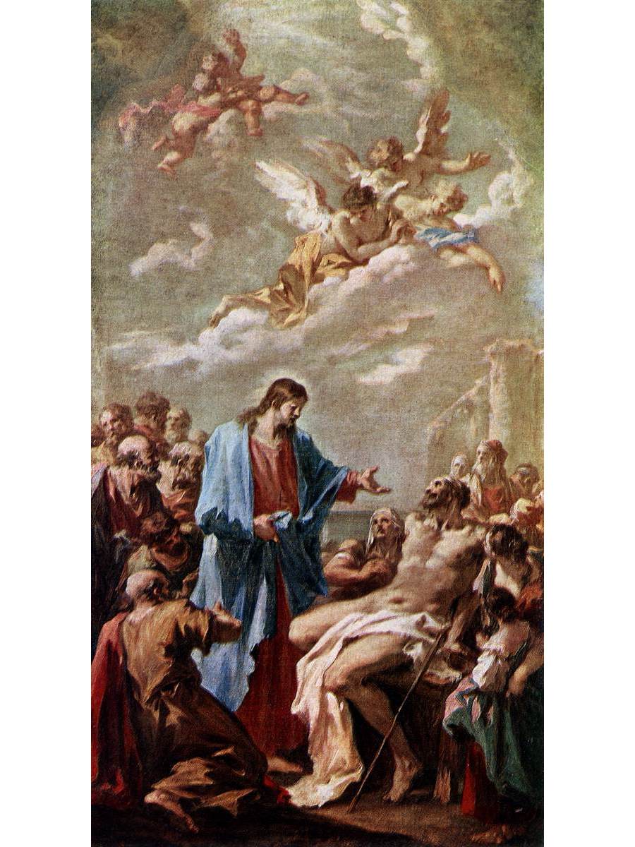 

Постер DRABS A3 Джованни Антонио Пеллегрини Christ Healing the Paralytic