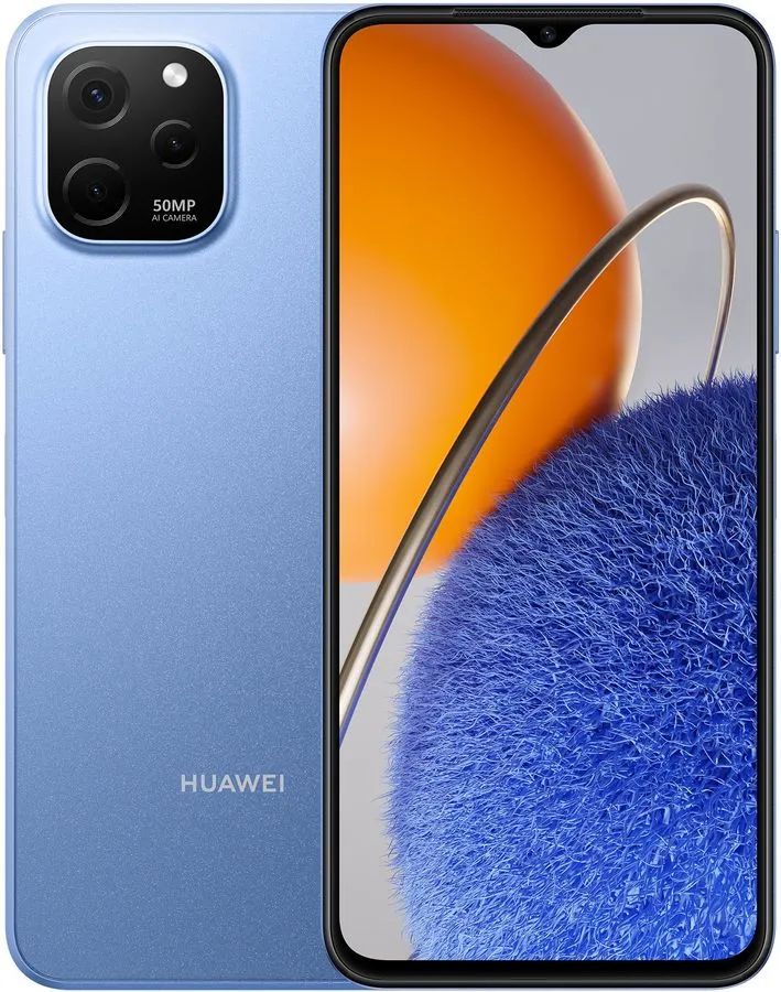 Смартфон Huawei nova Y61 4/64Gb, синий 100056635796