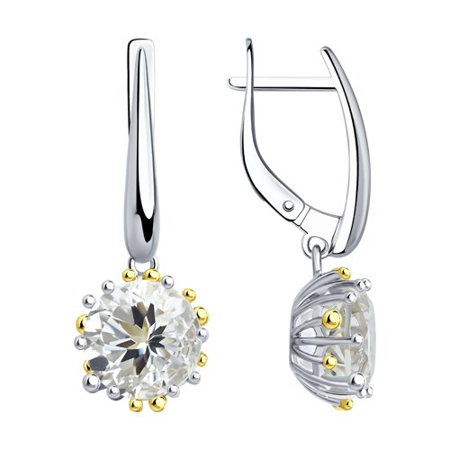 

Серьги из серебра TEO MAORI 892021898, горный хрусталь, 892021898