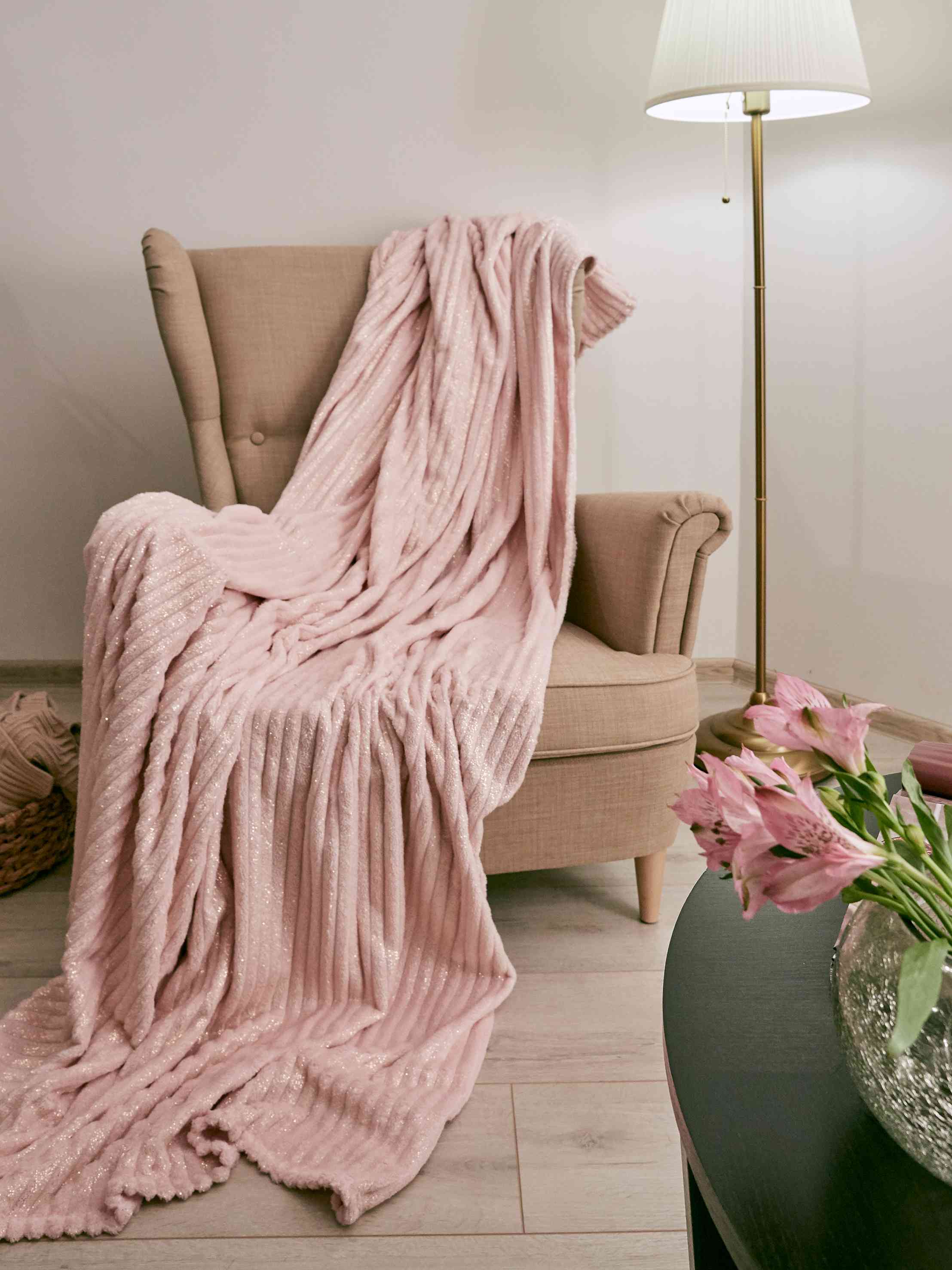 

Плед Guten Morgen, Велсофт, Жаккардовый, Роскошь розовый/золото; все размеры, Пфж-РоскР