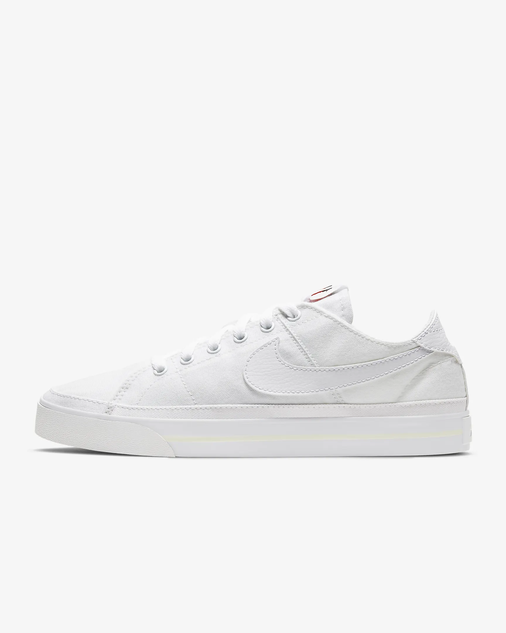 Кеды женские Nike Court Legacy Canvas Triple CZ0294-100 белые 41 EU 8704₽