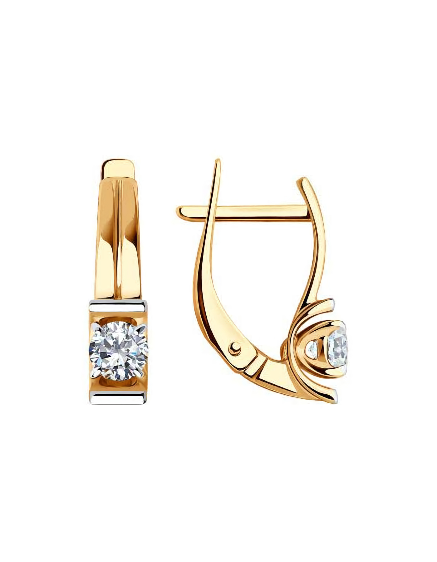 

Серьги из золота TEO MAORI 928878, фианит, 928878