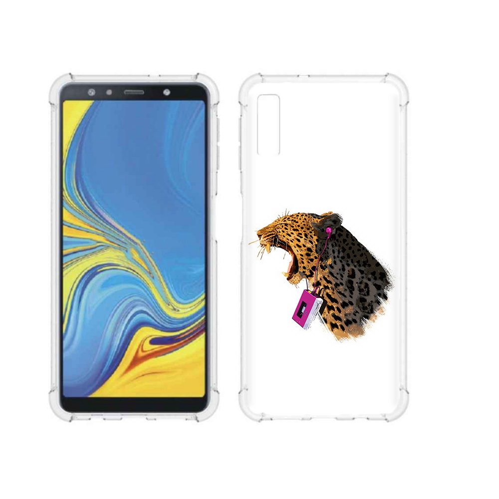 

Чехол MyPads Tocco для Samsung Galaxy A7 (2018) MP3 (PT95255.558.19), Прозрачный, Tocco