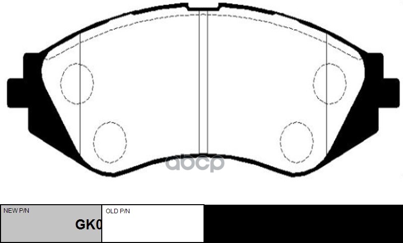 

Колодки Тормозные CTR арт. GK0433