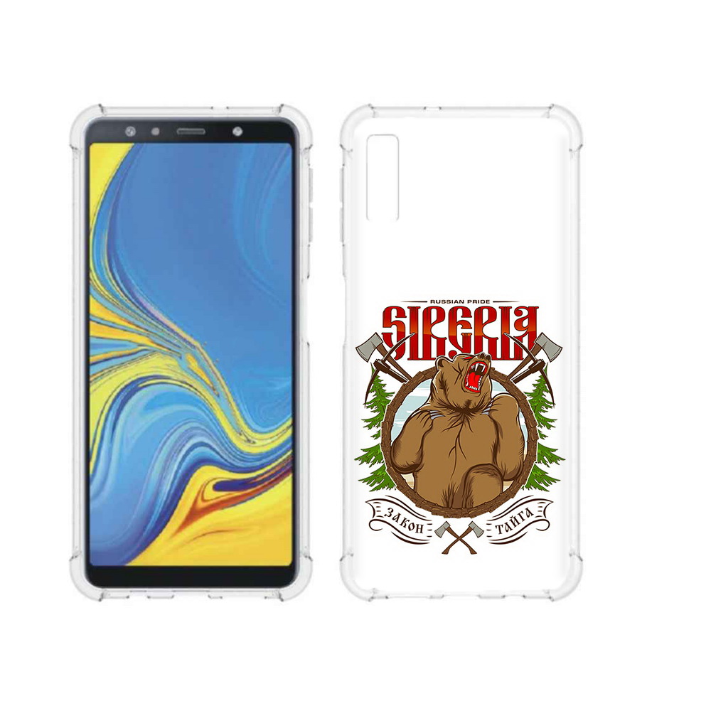 

Чехол MyPads Tocco для Samsung Galaxy A7 (2018) Тайга (PT95255.558.168), Прозрачный, Tocco