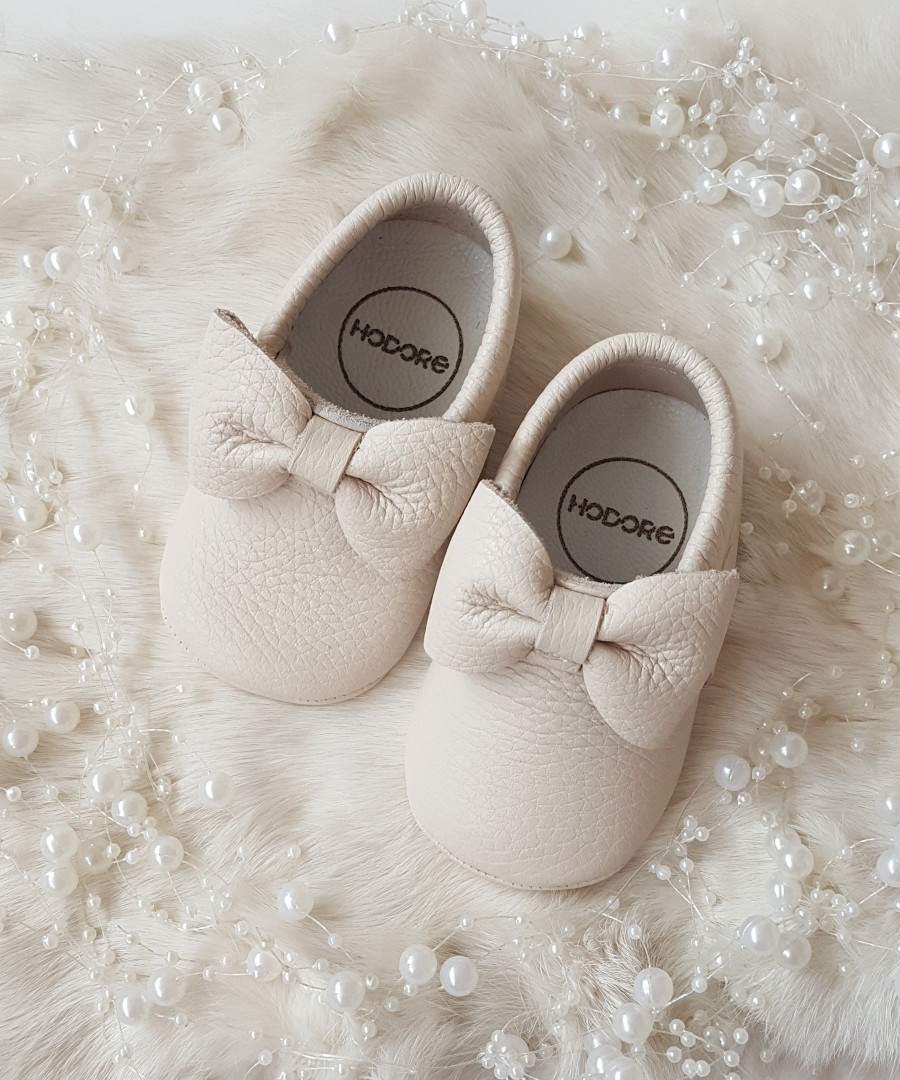 фото Мокасины детские hodore р. 19 кремовый, hb-1465e (доставка из-за рубежа)