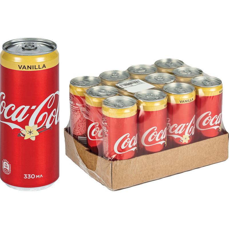 фото Газированный напиток coca-cola vanilla 0,33 л х 12 шт