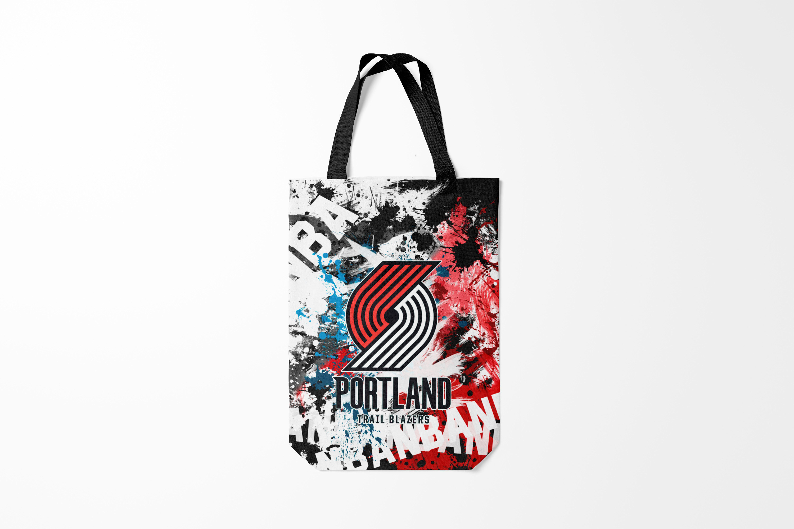 

Сумка шoппер унисекс Burnettie NBA Team Logos 2, черный, NBA Team Logos 2