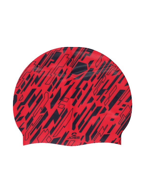 

Шапочка для плавания силиконовая Joss Silicone swim cap, red/blue ., Красный;синий, Silicone swim cap