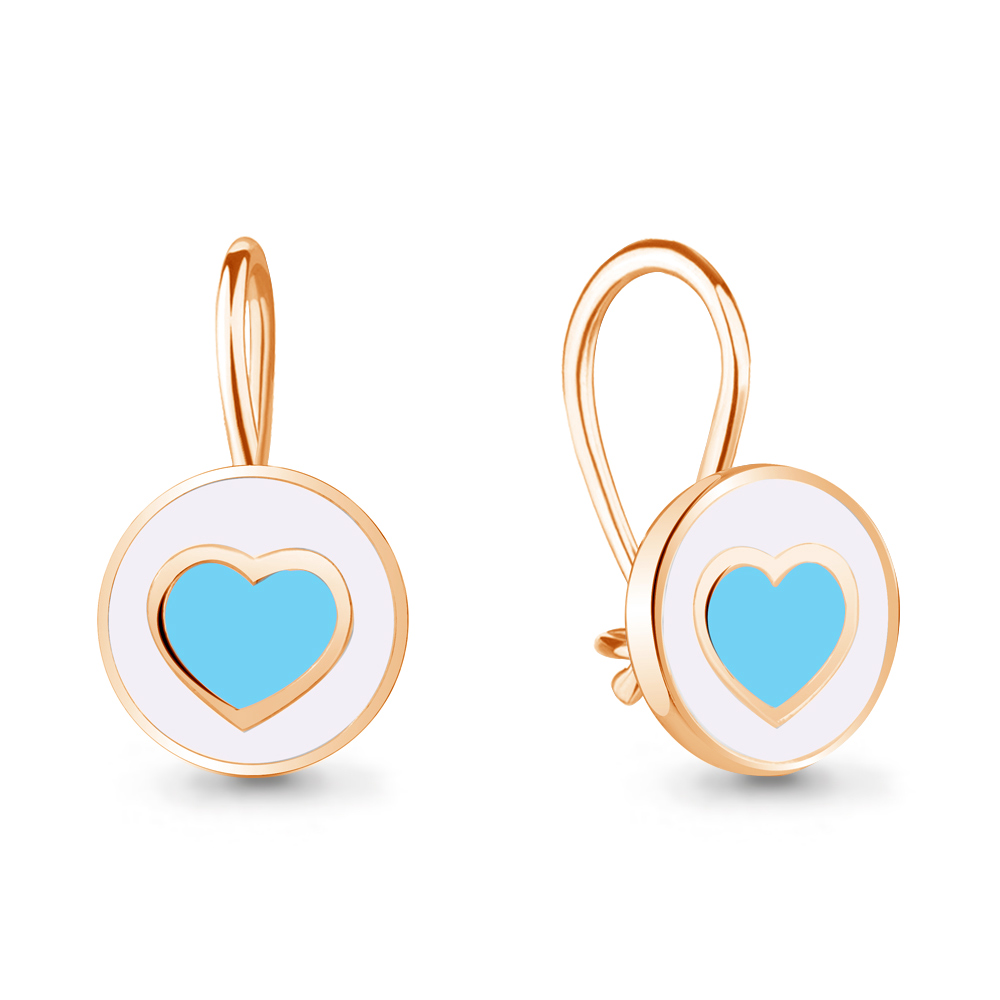 

Серьги из серебра с эмалью Aquamarine 34020_925_з, 34020_925_з