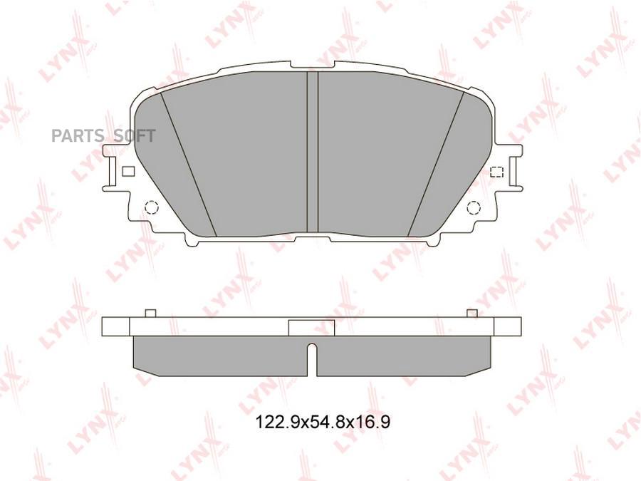 

Колодки торм.пер.TOYOTA Yaris 1.0-1.8 06>