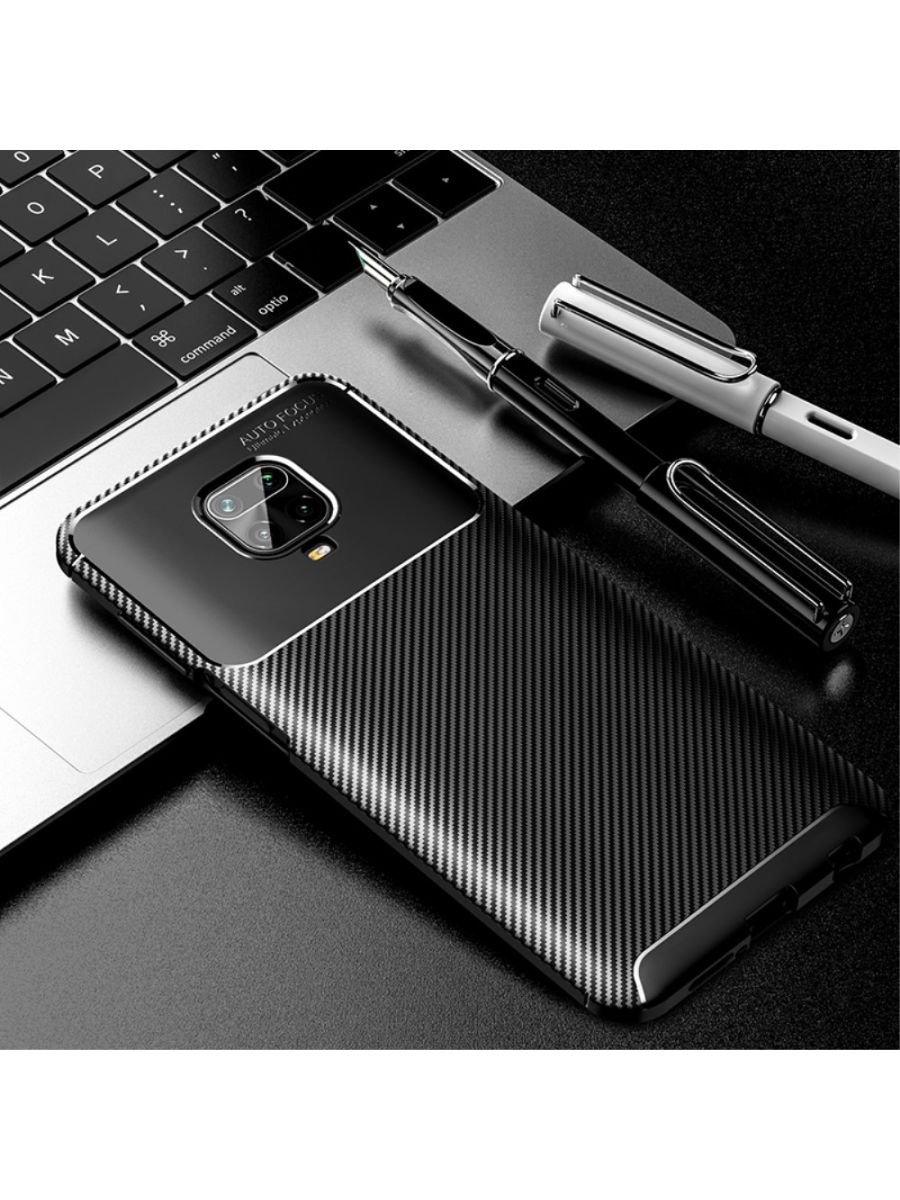 

Силиконовый чехол Beetle на Xiaomi Redmi Note 9 Pro/Redmi Note 9S Черный