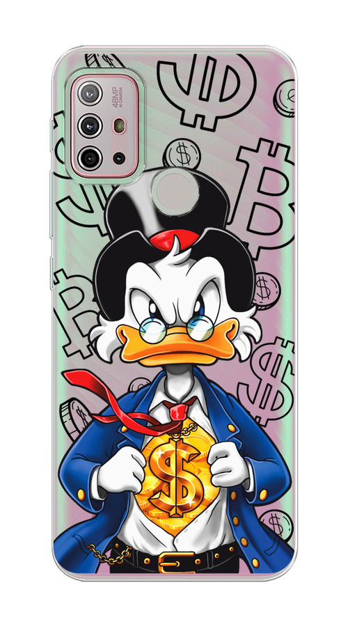 

Чехол на Lenovo K13 Note/Motorola Moto G10/G20/G30 "Scrooge Goldman", Черный;белый;синий, 112950-1