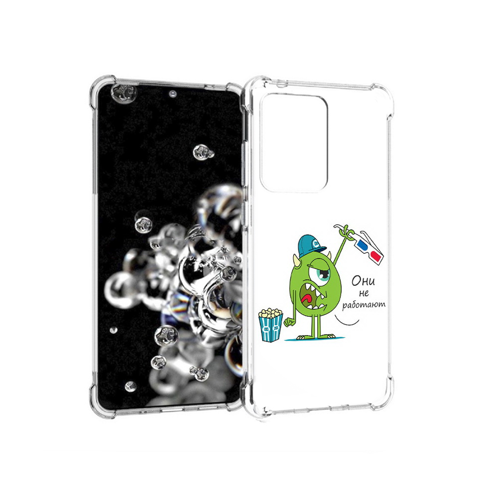 

Чехол MyPads Tocco для Samsung Galaxy S20 Ultra Очки не работают (PT144384.494.129), Прозрачный, Tocco