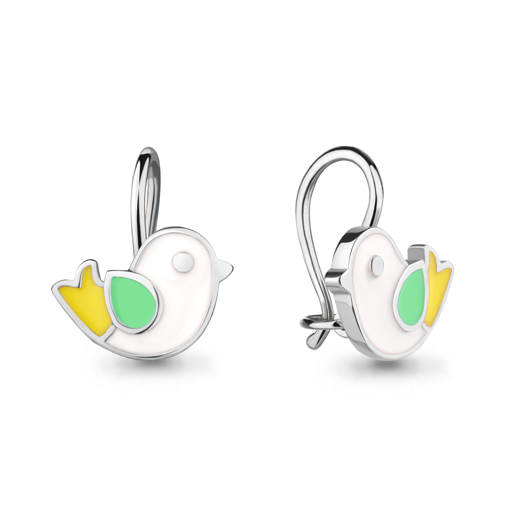 

Серьги из серебра с эмалью Aquamarine 34019_925_р, 34019_925_р