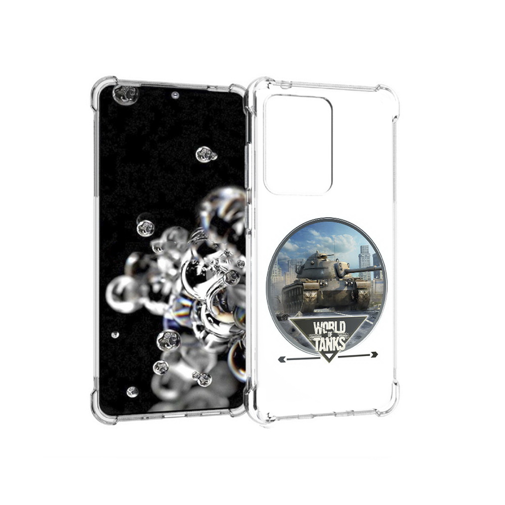 

Чехол MyPads Tocco для Samsung Galaxy S20 Ultra Мир танков (PT144384.494.119), Прозрачный, Tocco