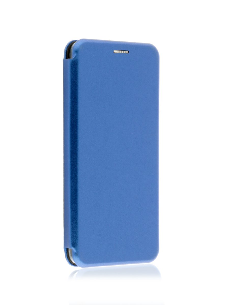 фото Чехол книжка mobileocean на realme c21y (синий) с магнитом и внутренним карманом