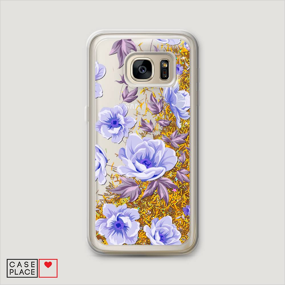 

Чехол Awog на Samsung Galaxy S7 "Цветочная фантазия 1", Фиолетовый, 24590-1