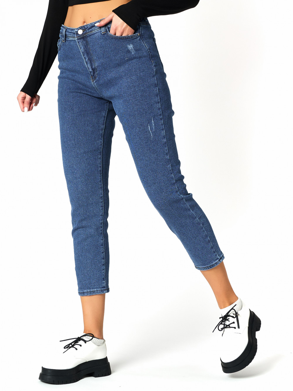 

Джинсы женские NoBrand AD820_458 синие XL; XXL, AD820_458