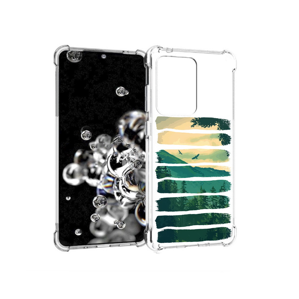 

Чехол MyPads Tocco для Samsung Galaxy S20 Ultra Лесная чаща (PT144384.494.107), Прозрачный, Tocco