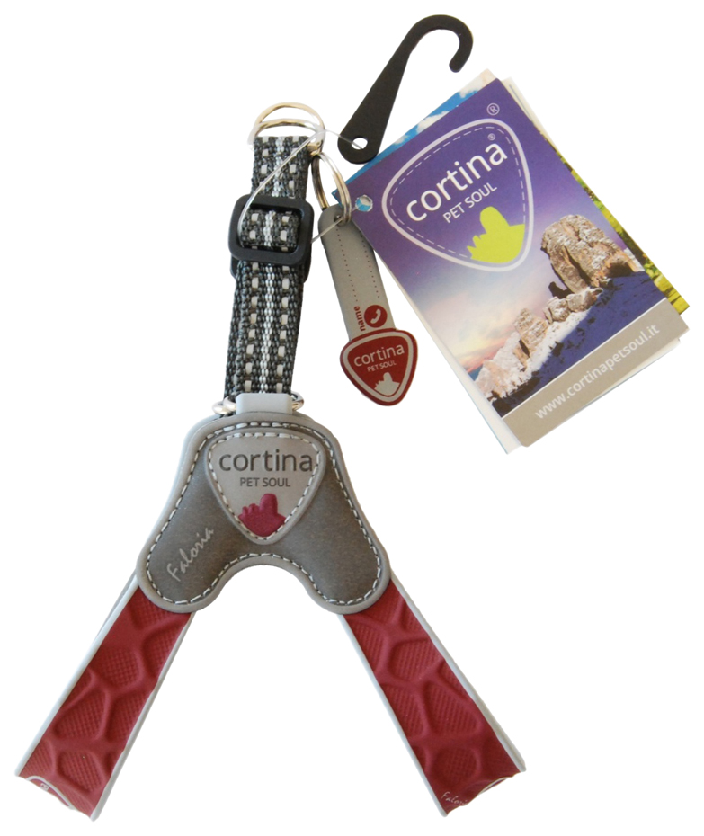 

Шлейка для собак Cortina Faloria суперпрочная, красная, №1, обхват груди 20-30 см, Красный, Faloria