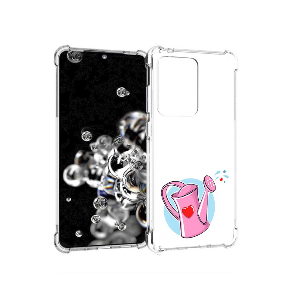 

Чехол MyPads Tocco для Samsung Galaxy S20 Ultra Лейка любви 14 февраля (PT144384.494.103), Прозрачный, Tocco