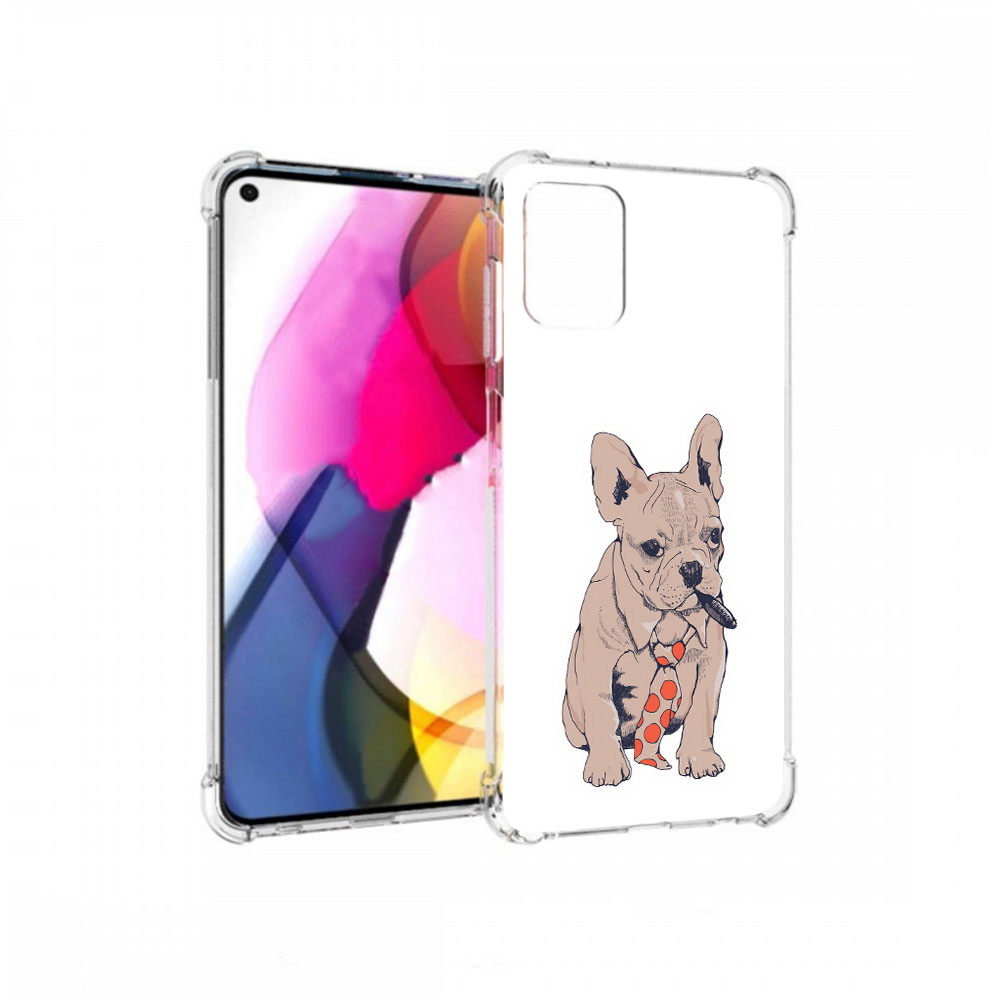 

Чехол MyPads Tocco для Motorola Moto G бульдог с сигарой (PT227060.366.250), Прозрачный, Tocco