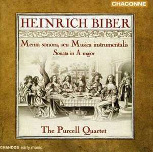 Biber: Mensa sonora & Sonata. / Purcell Quartet with Jane Rogers