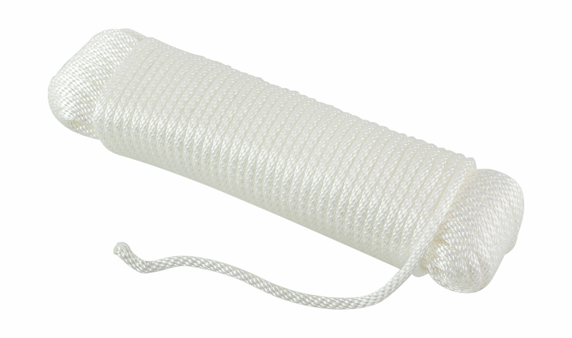 фото Веревка сплошного плетения d6мм, l30м белый, marine rocket, marine rocket, 00176906