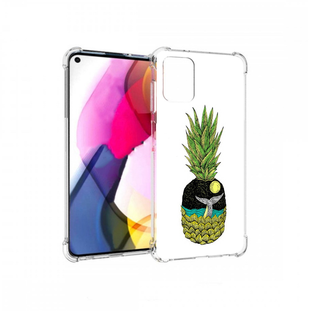 

Чехол MyPads Tocco для Motorola Moto G ананас с китом (PT227060.366.220), Прозрачный, Tocco