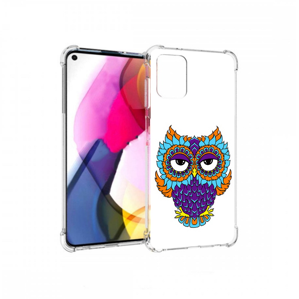 

Чехол MyPads Tocco для Motorola Moto G Цветная сова (PT227060.366.198), Прозрачный, Tocco