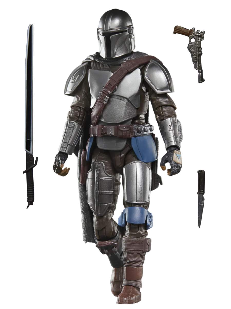 

Фигурка Hasbro Звездные войны Мандалорец с оружием Star Wars подвижная 16 см, Звездные войны Мандалорец с оружием Star Wars