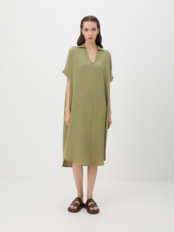 

Платье женское Maison David BLN917 зеленое XL, Зеленый, BLN917