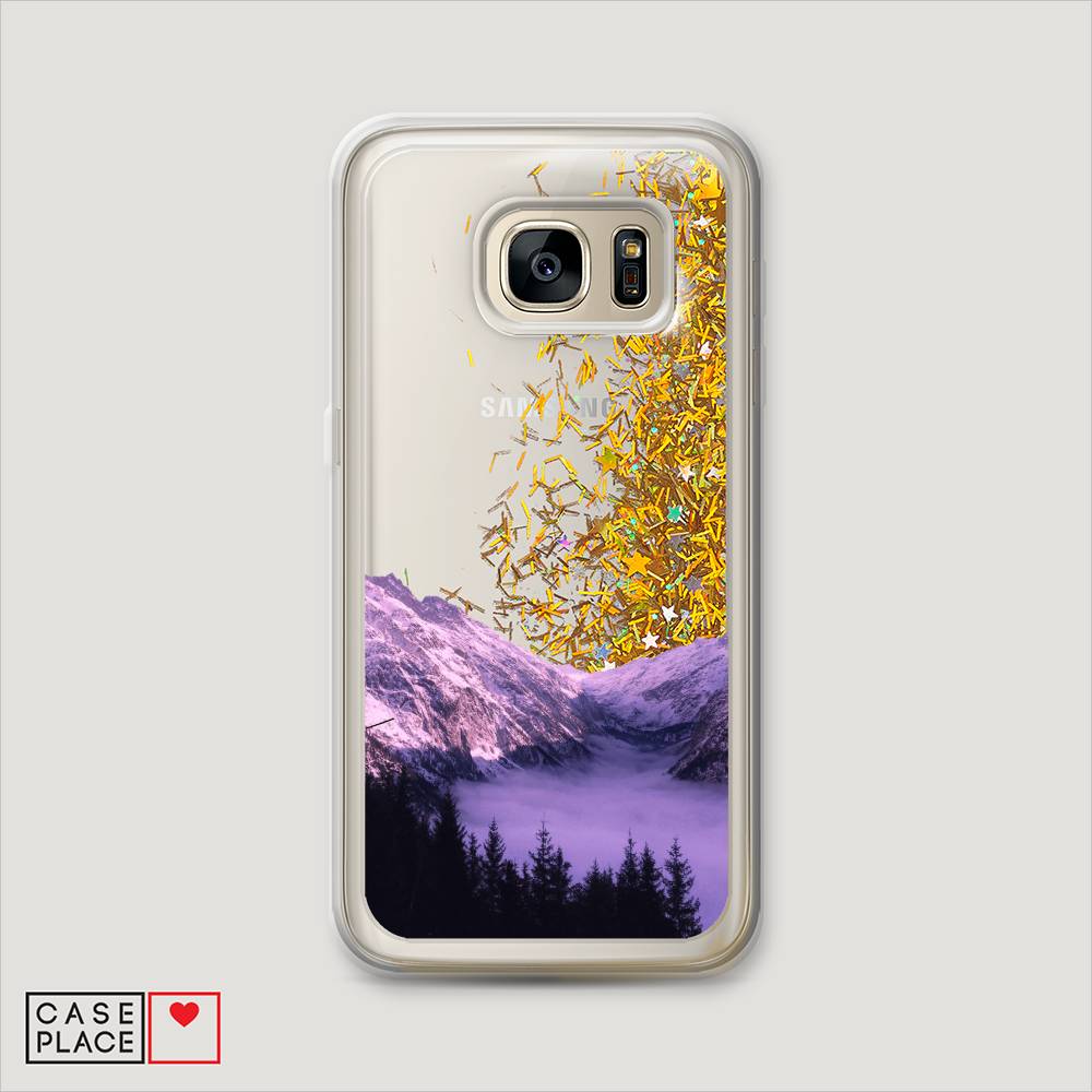 

Чехол Awog на Samsung Galaxy S7 "Горный туман", Фиолетовый, 24590-1