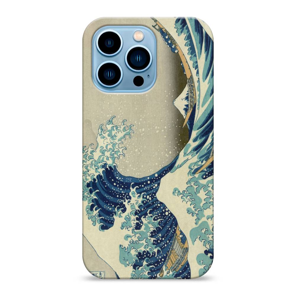 

Пластиковый чехол "Большая волна в Канагаве" на Apple iPhone 13 Pro, 14320-7
