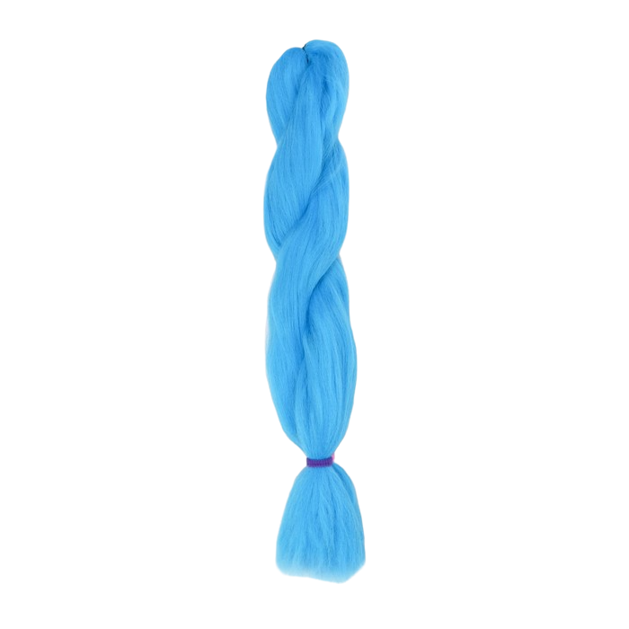 Канекалон SOFT DREDES однотонный, 60 см, цвет голубой(#SKY BLUE) 7351838 канекалон sim braids однотонный 65 см светло голубой ili blue 7437765