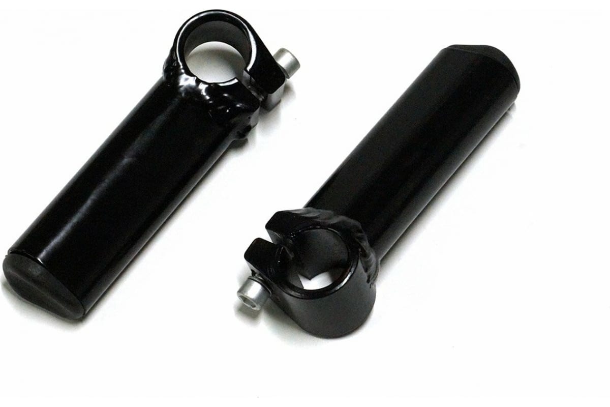 Рога на руль MD-HF20 90mm black, прямые,треугольные, алюминий