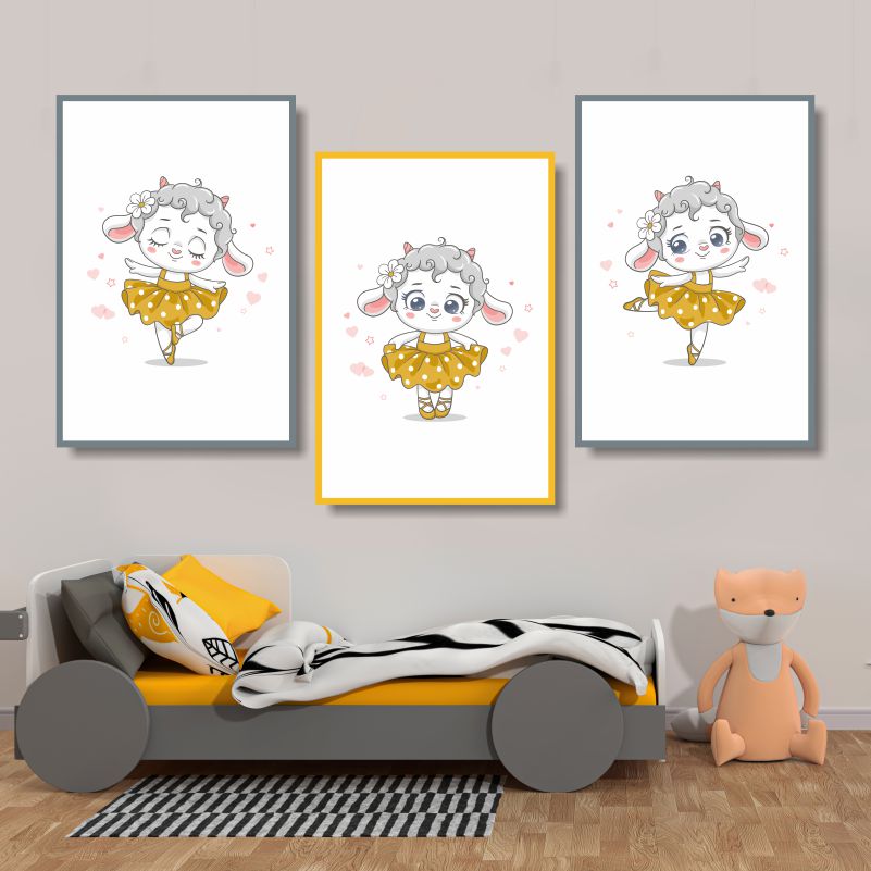 

Набор постеров ПолиЦентр на холсте из 3 шт Танцующий Барашек 60х90 см, Наборх3ТанцующийБарашекТип2-Тип3-Тип4ВДетскуюВертикальный